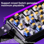 AULA HERO 68HE Magnetic Switch Keyboard RGB Gaming Mechanical Keyboard Rapid Trigger 8K Return Wired Esports Custom Keyboard