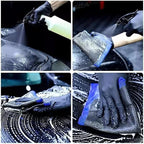 SEAMETAL 30x30cm Car Cleaning Towel Magic Clay Cloth Scratch-Free Car Wash Mud Cloth with Blue Clay Bar Care Towel Washing Tool