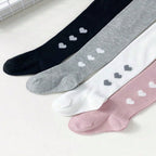 4 Pieces Children's Baby Girl's Toddler Solid Tights - Perfect For School, Dancing & Play