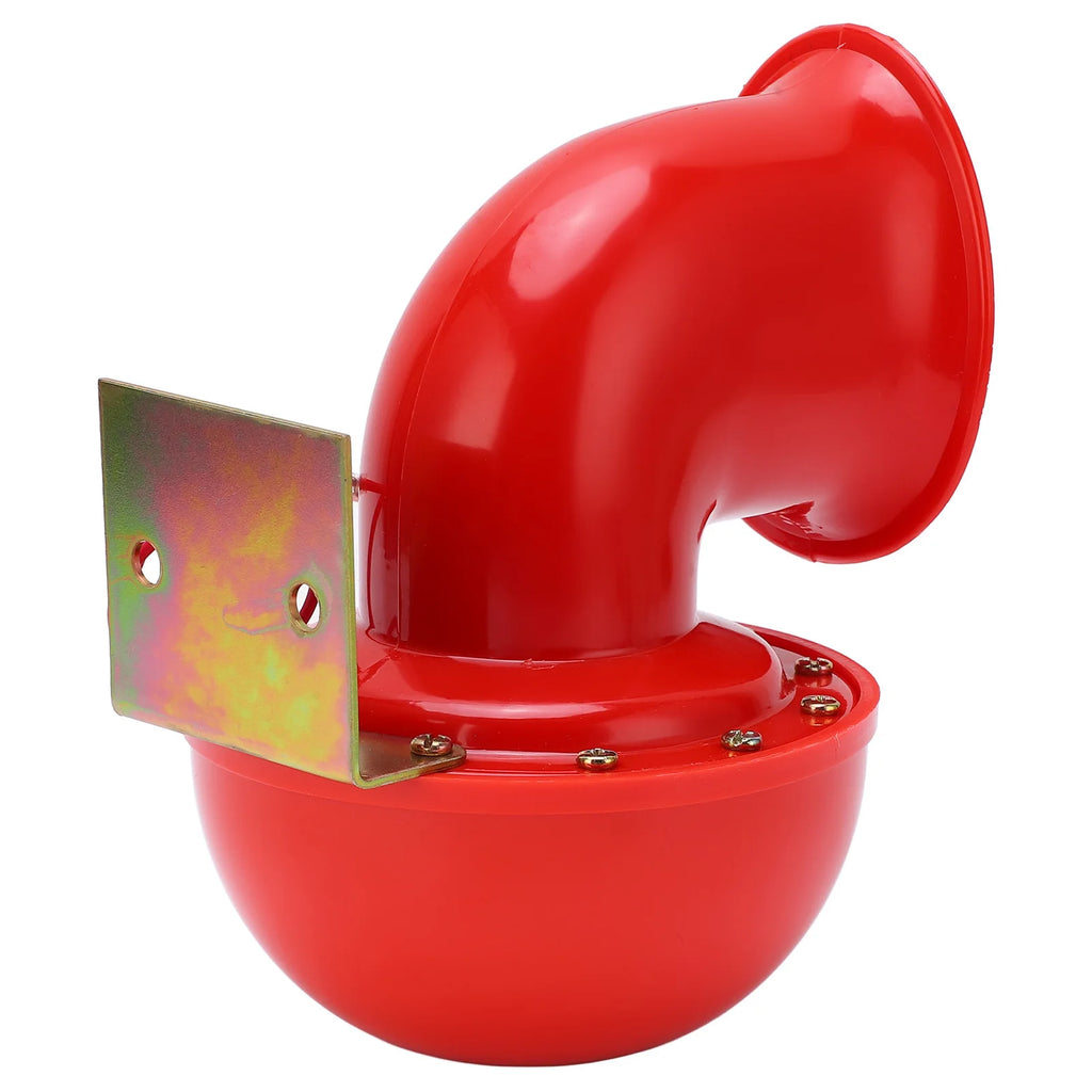 Car Horn 150db Red Air Horn Electric  Horn Cow Sound Metal Horn for Truck Train Boat Motorcycle Car Cow Sound Horn
