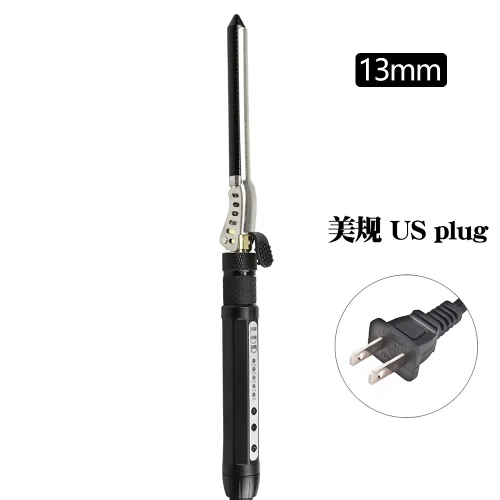 Bestseller Small Curling Iron 7mm Clip Rotatable Short Hair Fluffy Wool Roll Mini Curling Iron