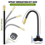 30M-5M DIY Free Bending Universal Sprayer Kit 8mm Hose Patio Misting Cooling System for Garden Plant Fogging Watering Irrigation
