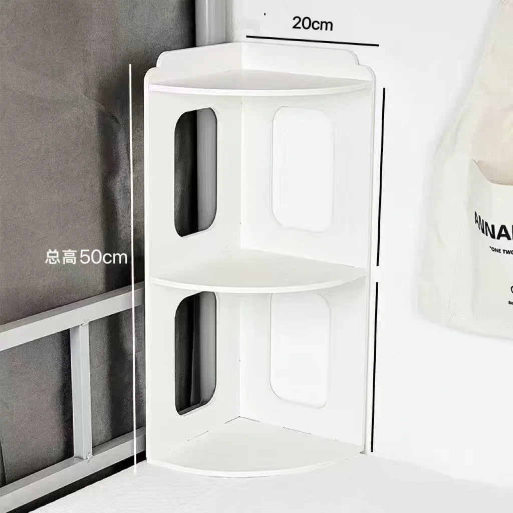 Desktop Corner Storage Rack Large Capacity Layered Bedroom Dormitory Miscellaneous Storage Box Signboard Bar Display Rack