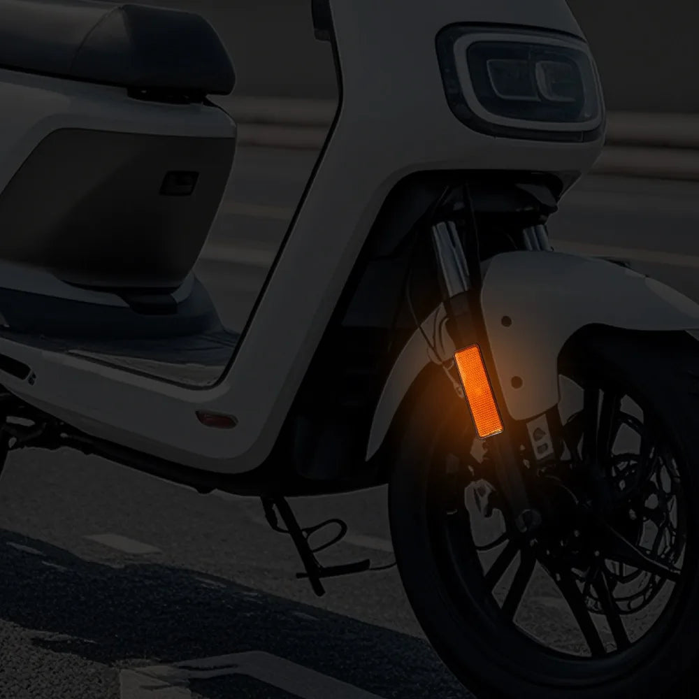 Electric Scooter Rear Reflector Night Safety Warning Plate Waterproof High Bright Universal Motorcycle Car Truck Trailer Parts