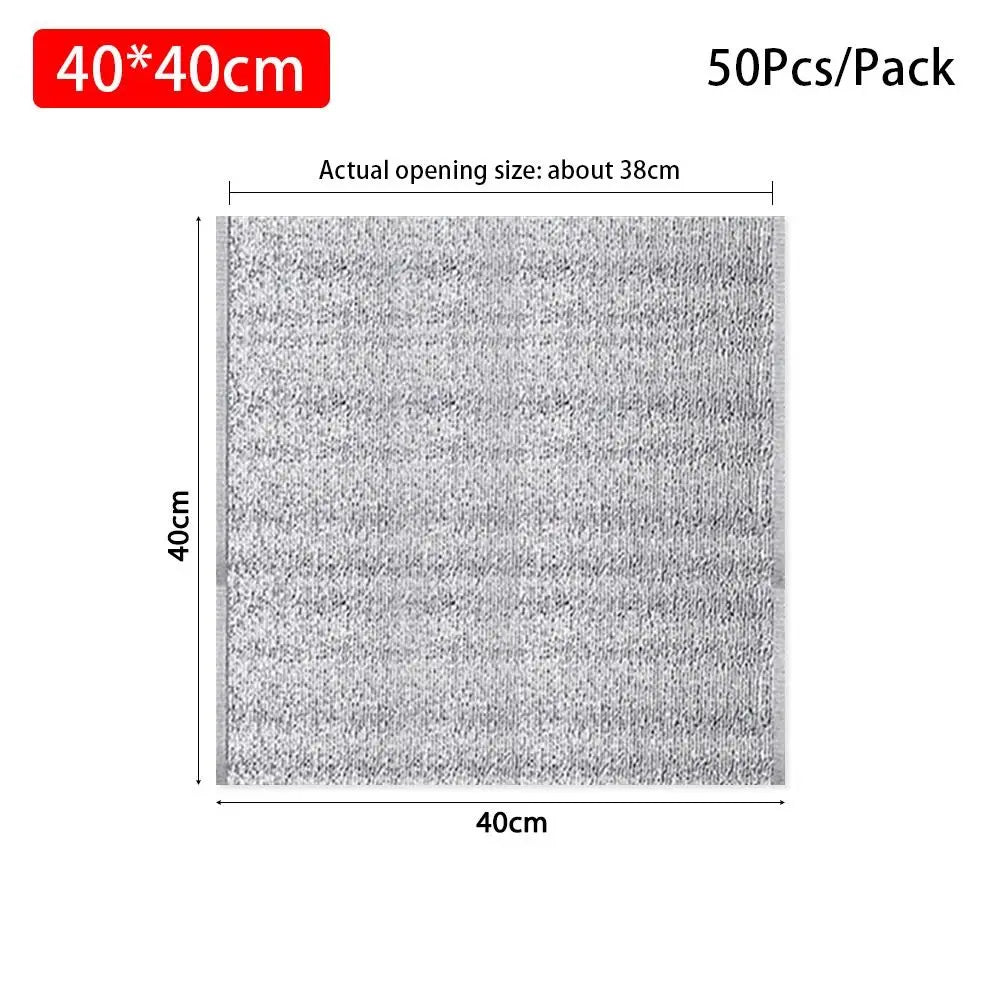 Aluminum Foil Thermal Insulated Food Delivery Bags 50pcs Pearl Cotton Liner, Multiple Sizes