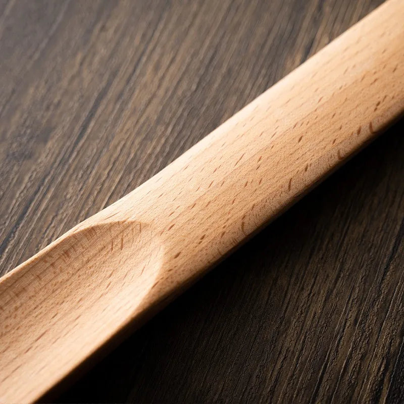 Beech Wood Magnetic Shoe Horn 55cm Long Handle, Coffee Brown/Matte Black/Natural/White