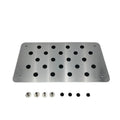 Aluminum alloy Car Non-slip Plate Carpet pedal Floor Mat Environmental Rubber Car Accessories Styling