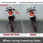 For Honda NC750X 2021 2022 2023 2024 2025 2026 Motorcycle Adjustable Kickstand Steel Side Stand Holder Parking Rack Support Foot