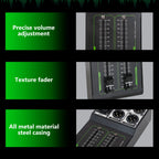 Passive Monitor Volume Controller XLR Input Output Passive Stereo Controller No Loss Volume Adjustment Controller Plug & Play