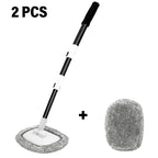 2025 New 15 Degree Bend Car Cleaning Brush Car Wash Brush 3-Section Broom Telescoping Long Handle Cleaning Mop Cleaning Tools