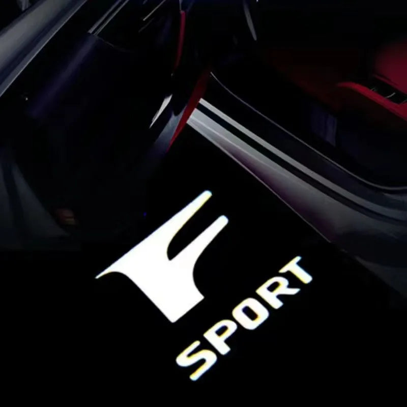 Led Car Door Logo Light HD Laser Welcome Lamps For Lexus IS250 ES250 RS350 RX300 LX570 RX ES GX LS LX IS Series Car Accessories