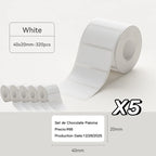 NIIMBOT B21/B1/B3S White Thermal Label Sticker Paper Printable 20-50mm