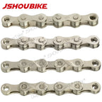 JSHOUIKE 1/6/7/8/9/10/11/12Speed  Chain Mountain Road Bike Electroplating rust prevention MTB Variable speed chain bicycle Parts