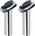 2X Stainless Steel Flush Mount Boat Fishing Rod Holder 30 Degree Rod Pod for Marine Boat