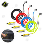 CLEZE 19 Feet High Pressure PPF Car Wrapping Wash Water Hose with Nozzle Spray Gun for Tint Spray Kegs