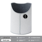 Silent Foldable Leg Warmer Pro - Under Desk Electric Foot Heater with Thermostat & Auto Shut Off for Office Home Timer