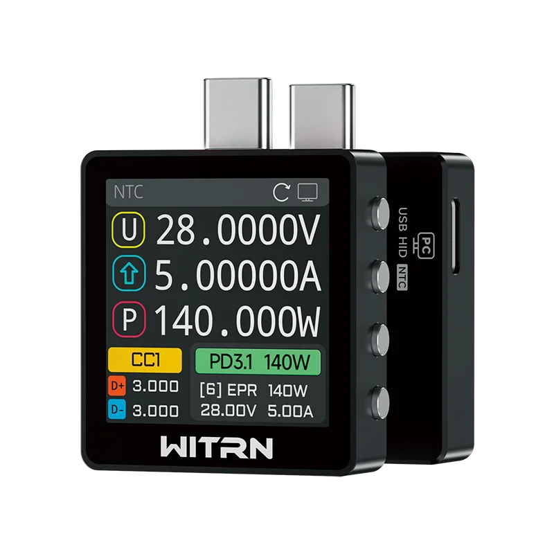 WITRN K2  INA226 36V voltage and current meter USB tester PD3.1 fast charging protocol detection decoy 28V EPR