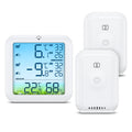 ORIA Wireless Freezer Thermometer Refrigerator Thermometer Fridge Freezer Temperature Monitor with Alarm for Kitchen Restaurant
