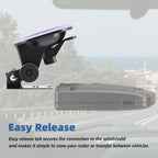 Windshield Mount for Escort Radar Detector-Suction Cup Holder for Escort Passport 9500 8500 7500 X80 X70 Solo S3 S4/STi/Redline