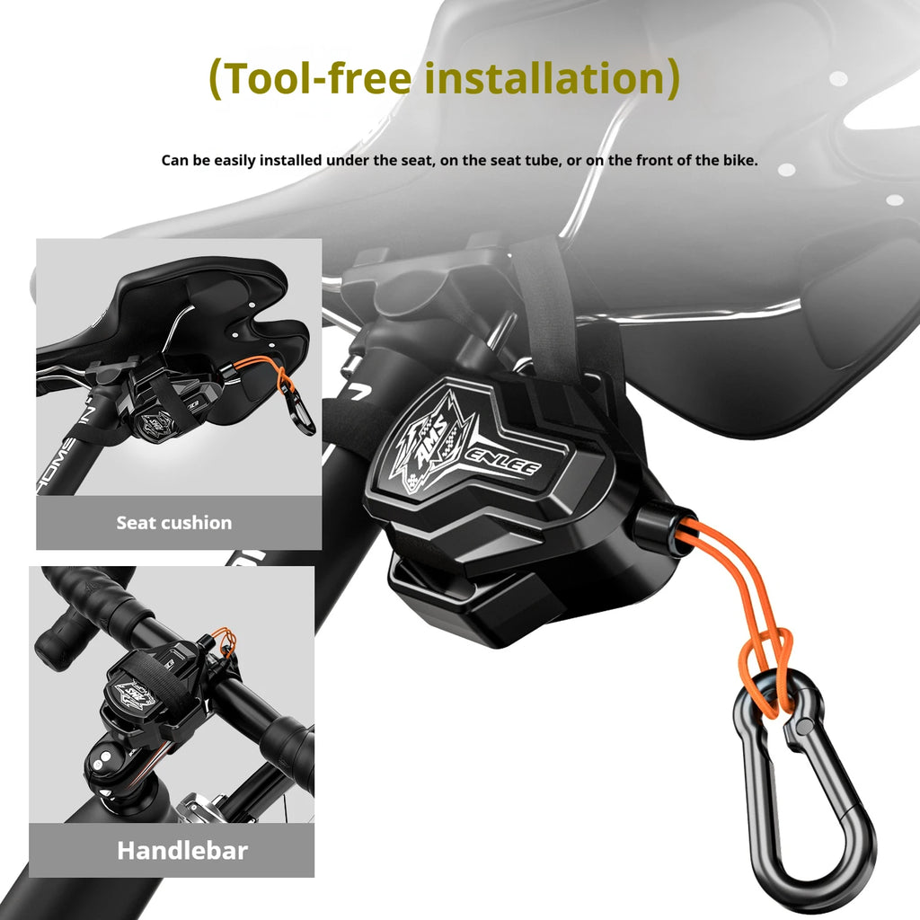 Enlee Retractable Bicycle Traction Rope Pull Rope With Hook Bicycle Tow Rope Strong Tension Safety MTB Trailer Rope Outdoor Tool
