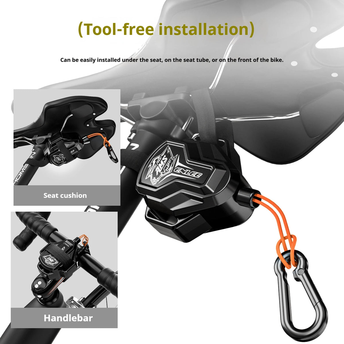Enlee Retractable Bicycle Traction Rope Pull Rope With Hook Bicycle Tow Rope Strong Tension Safety MTB Trailer Rope Outdoor Tool