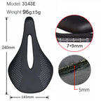 elitaone Bicycle saddle Carbon Power Road/MTB Bike Saddle 143mm 155mm Triathlon Bicycle Saddles Ultralight 98g