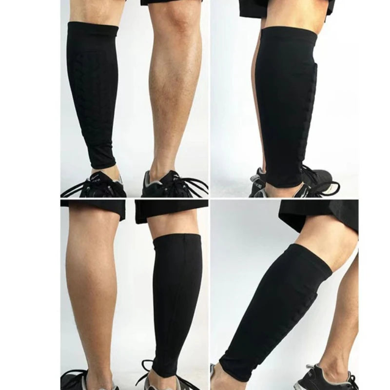 Honeycomb Shin Guards - Slim-Fit Integrated Calf Protection Sports Impact Protection Gear for Running Hiking Cycling Gear