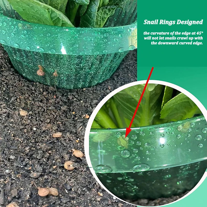 Reusable Vegetables Protection Covers Garden Plant Snail Slug Protection Collars Agricultural Save Water Guard for Flowers