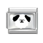 2025 Original Cute Cartoon Colorful Pet Dog Black Cats Italian Charm Links Fit 9mm Stainless Steel Bracelet Men Women DIY Making