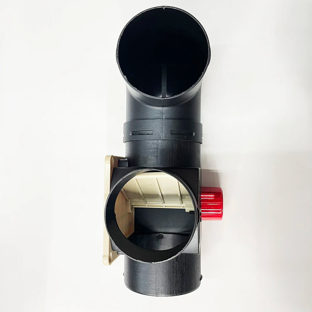 75mm Valve Flap Adjustable Air Diesel Heater Vent Ducting T Branch Splitter+L Elbow Pipe Joiner Connector for Webasto Car Camper