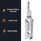 Lockpicking Lock Decoder SS001 O-ring Pickup Kit Pick Locksmith Tools Key Decoder Precision Hook Door Maintenance Repair Tools