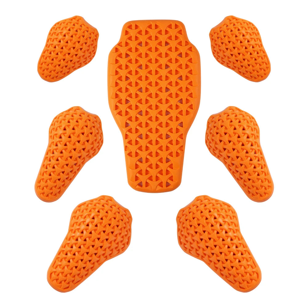 WOSAWE Motorcycle Shoulder Elbow Back Protection Pad Racing Safety Insert Armor Back Protector Pad Equipment for Racing SKiing