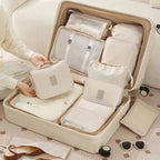 7/8/9/10 Pcs Set Travel Organizer Storage Bags Suitcase Packing Cubes Set Cases Portable Luggage Clothes Shoe Tidy Pouch Folding