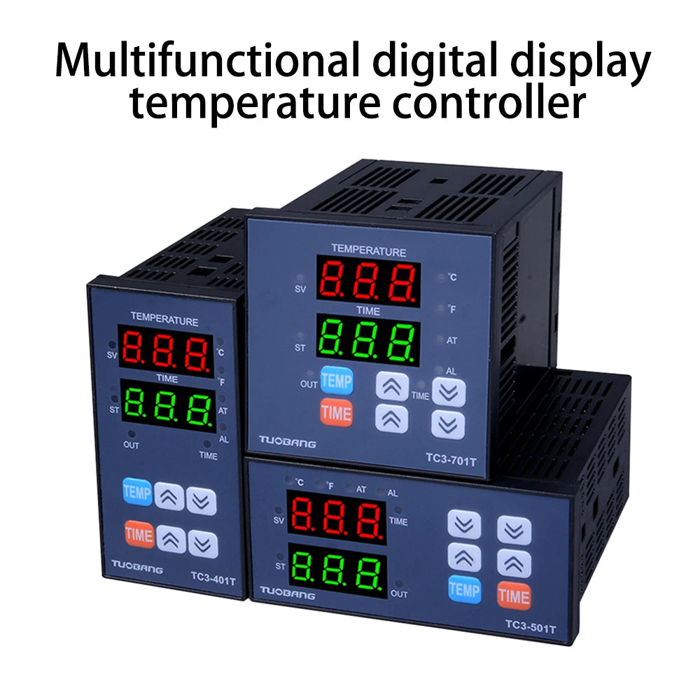 TC3-401T multifunctional digital display temperature controller high-precision temperature time integrated hot stamping machine