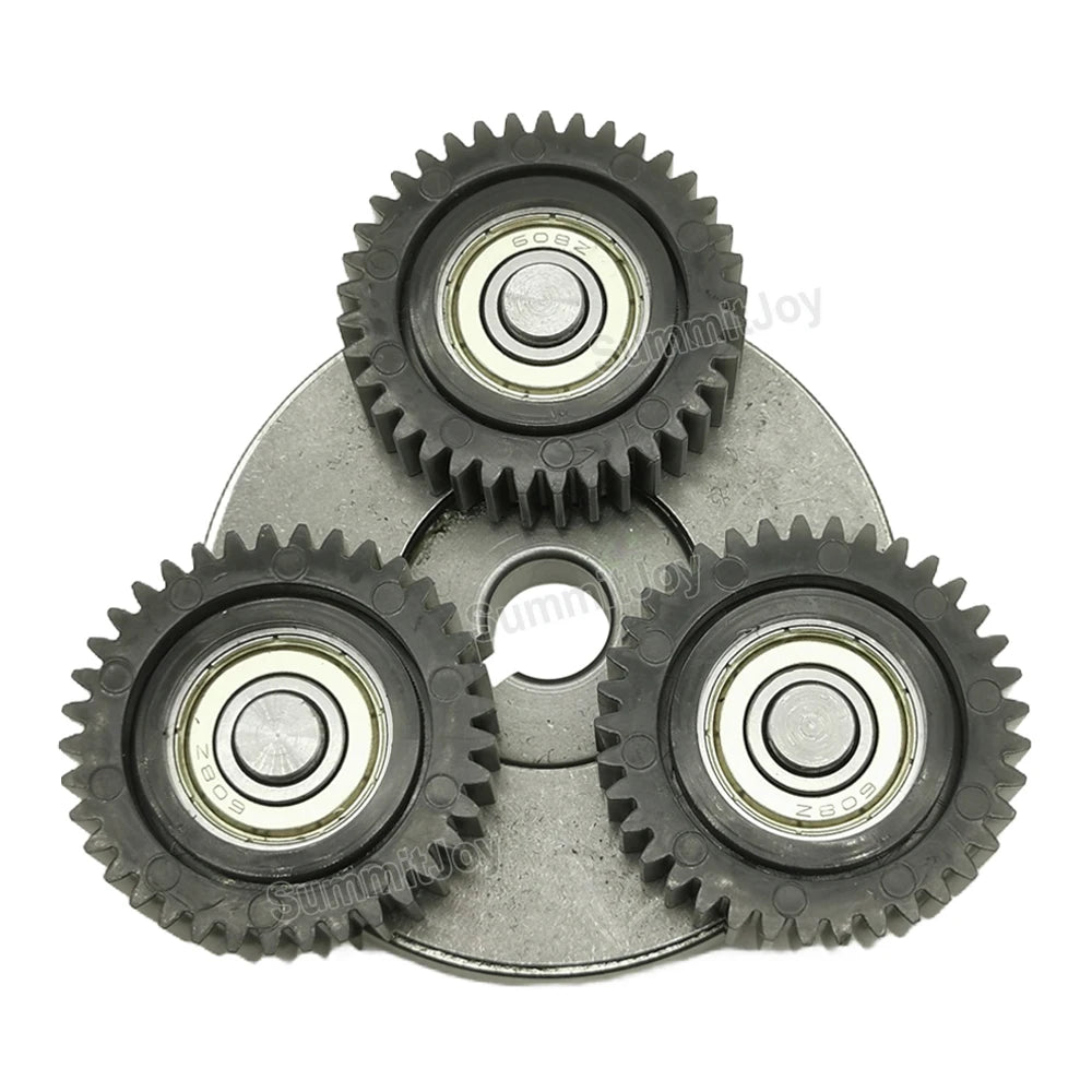 E-Bike Motor Gear Clutch Kit 37T 40x11mm Planetary Gear with 69mm Clutch for Folding Bicycle 250W 350W Hub Motor E-Bike Vehicle