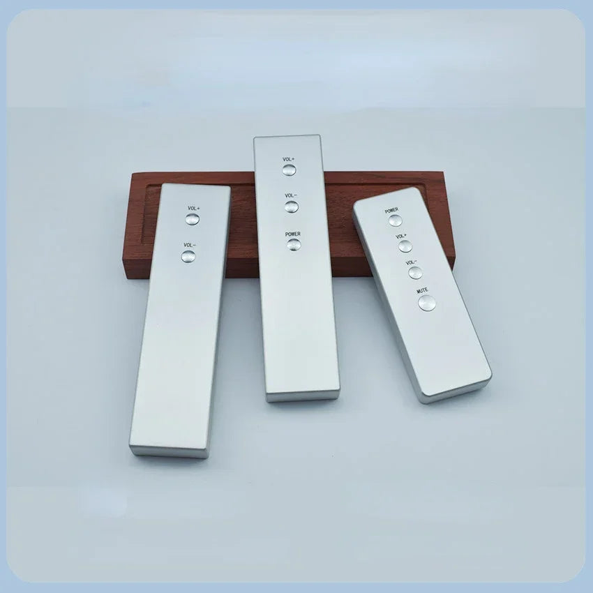 Infrared learning remote control for amplifier, aluminum alloy, 2-4 key styles