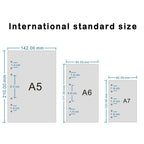 45 Pieces A5 A6 A7 6ring Loose Leaf Notebook Refill Binder Inner Page Budget Weekly Monthly To Do Line Dot Grid Paper Stationery