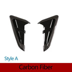 For BMW X3 G01 X4 G02 2018-2021 ABS Carbon Fiber Car Front Fender Side Shark Gill Side Air Outlet Cover Trim Car Accessories