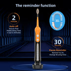 SUBORT S9 Sonic Electric Toothbrush Cordless USB Rechargeable Whitening Toothbrush Waterproof Ultrasonic Automatic Tooth Brush