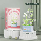Flower Bouquet Mini Particle Building Blocks Flower Kit 3D DIY Creative Plants Micro Bricks for Home Decor Girl Gift Adults Kids