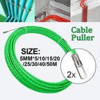 5MM 5-50M Cable Guide Tape Puller Extractor Glass Fiber For Telecommunications Electrical Wall Wire Conduit Tool Accessories