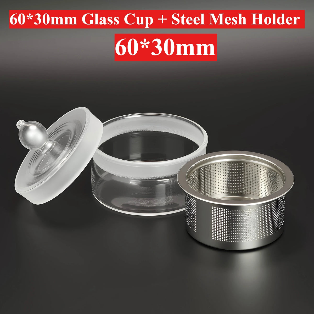 Watch Repair Oil Storage Tank Glass Cup Parts Cleane Baskets Ultrasonic Cleaning 304 Steel Mesh For Watchmakers Tool Component
