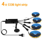 Blackboard COB Storage Cabinet Ceiling Panel Wall LED Strip Kitchen Light Wardrobe LED Tape Penetrable Wood Dimmable Touch Lamp