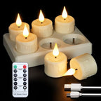 Rechargeable Candle Lamp With Remote Control LED Candles For Room Decor Birthday Home Decor Festival Decoration Flameless Candle