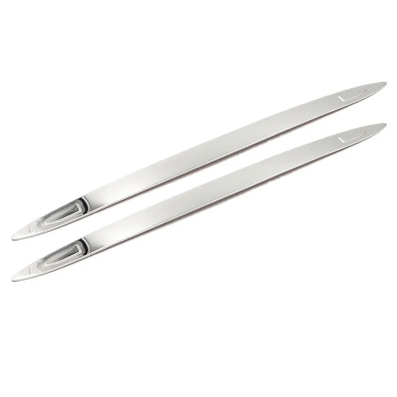 Car Bumper Protector Stainless Steel Trim Anti Scratch Anti-collision Front Rear Bumper Corner Guard Decorative Protection Strip