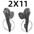 MicroNEW Road Bike Shifter 3x7 3x8 3x9 3x10 Speed Brake Levers Bicycle 2x7 2x8 2x9 2x10 Speed Front Derailleur For Shimano