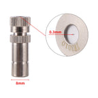 50Pcs Sprayer Nozzle 8mm 0.2~0.6mm Misting Fog Machine Cooling Landscape Dust Removal Disinfection Humidify Water Nebulizer