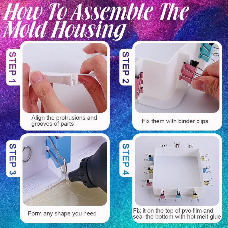 Fast Cure Silicone Mold Making Kit Translucent Silicone Rubber Non-Toxic Liquid Mold Making Silicone for 3D Molds Resin Molds