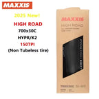 Maxxis High Road SL Tubeless Ready Road Bike Tire 700c K2, 25C/28C/30C