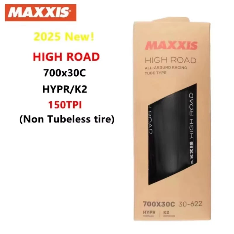 Maxxis High Road SL Tubeless Ready Road Bike Tire 700c K2, 25C/28C/30C